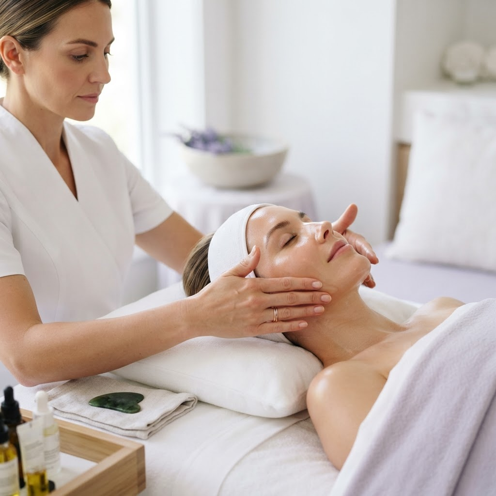 Drenagem Facial no Toque de Luz