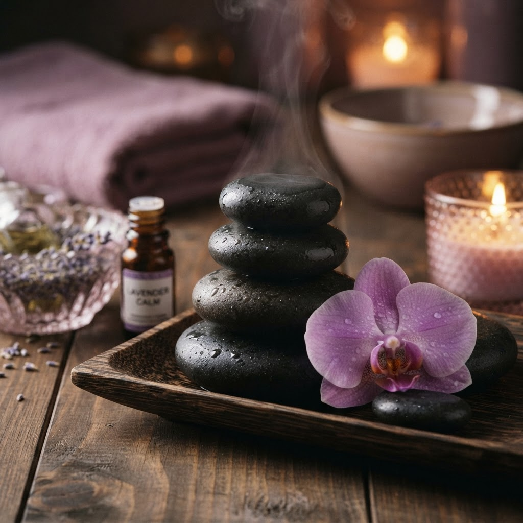 Massagem com Pedras Quentes no Toque de Luz