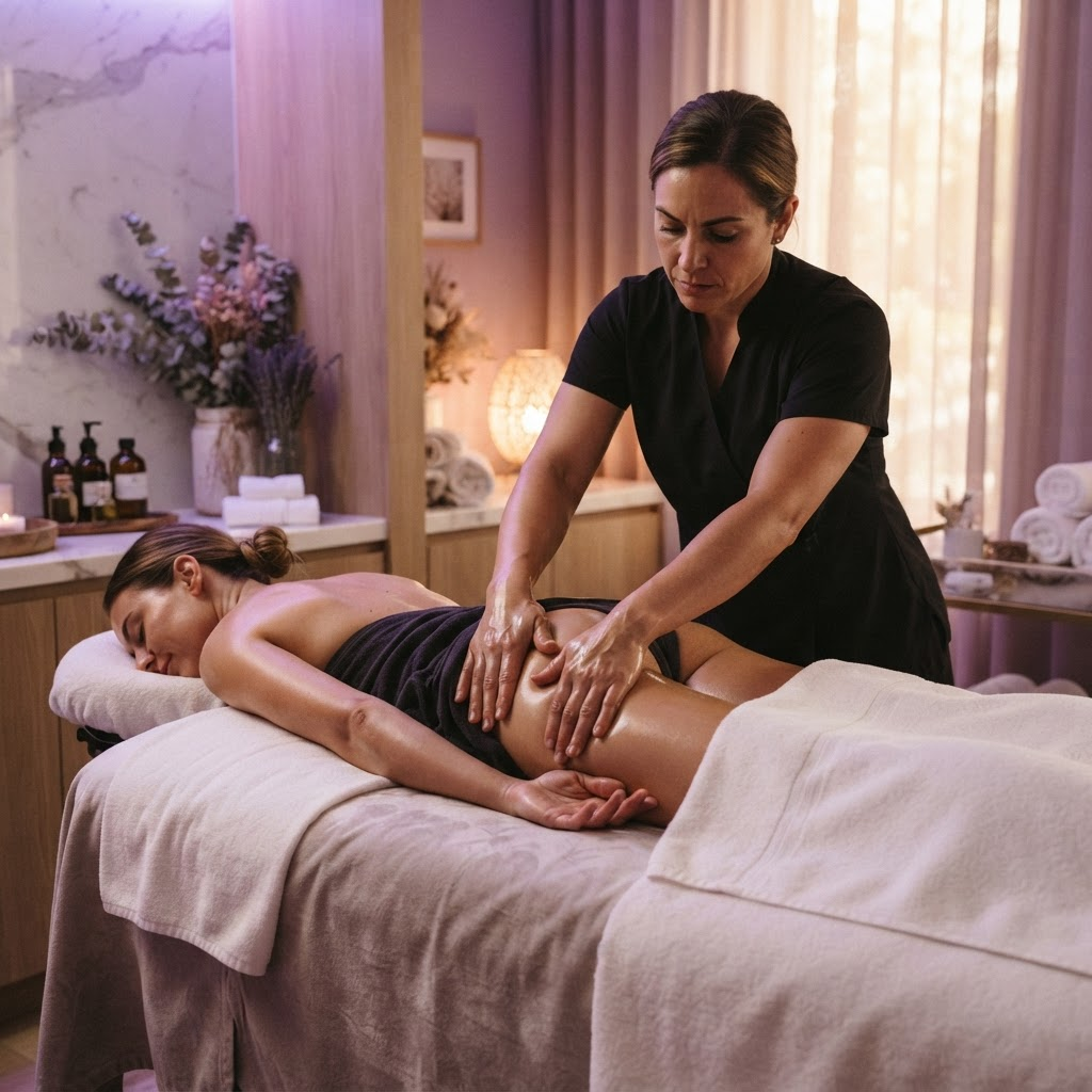 Massagem Modeladora no Toque de Luz